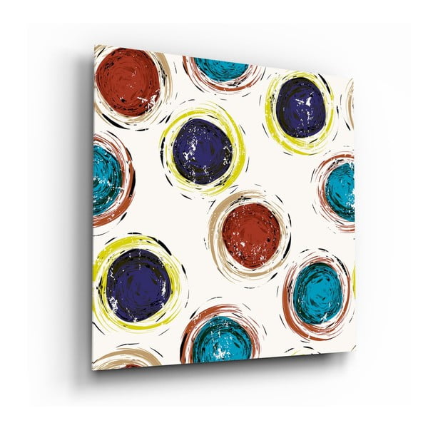 Steklena slika Insigne Colored Cores, 40 x 40 cm