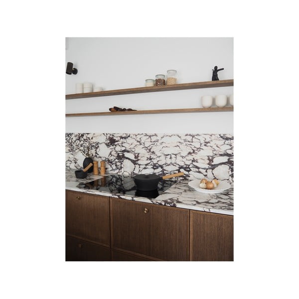 Vaza iz črnega porcelana Morsø River, višina 16 cm-image-2