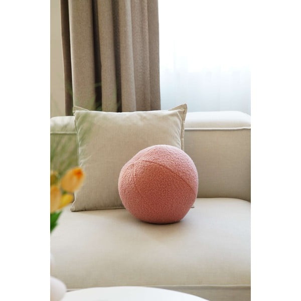 Okrasna blazina iz tkanine bouclé ø 25 cm Top – Mioli Decor-image-4