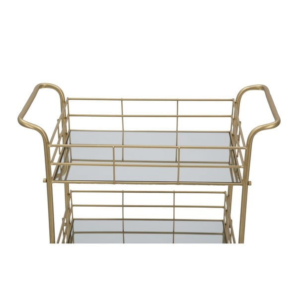 3-stopenjski servirni voziček z zlatim vzorcem Mauro Ferretti Reo-image-4