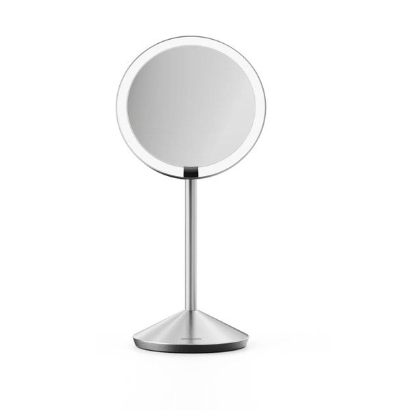 Kozmetično ogledalo z lučjo/povečevalno (5x povečava) ø 12 cm – simplehuman