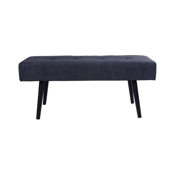 Temno siva klop House Nordic Skiby, 100 x 35 cm