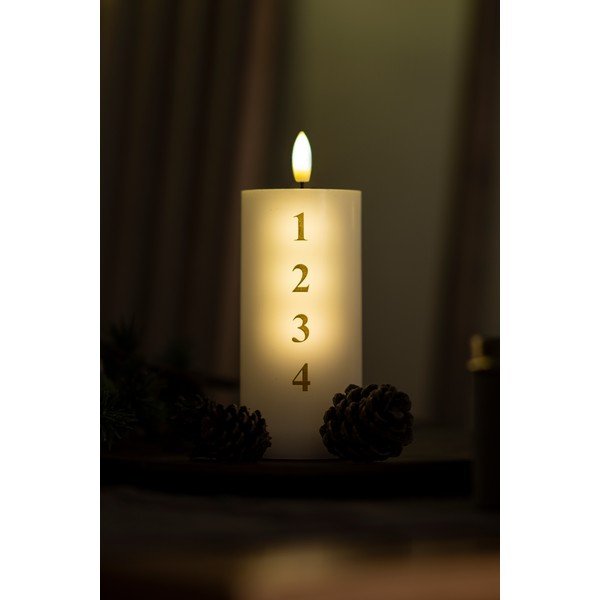 LED sveča na baterije (višina 15 cm)  Sille Advent – Sirius-image-1