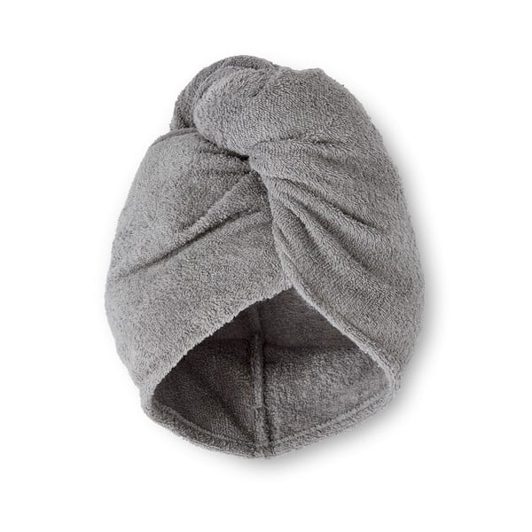 Sive hitro sušeče bombažne brisače za lase v kompletu 2 ks 20x13 cm Quick Dry – Catherine Lansfield