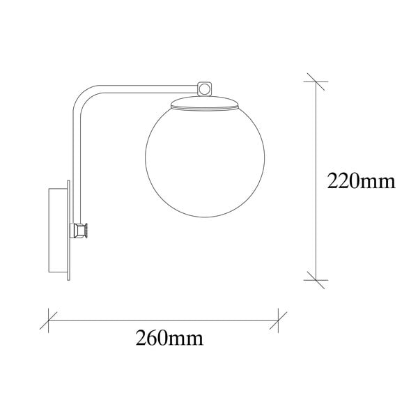 Stenska svetilka v zlati barvi ø 15 cm Daisy – Opviq lights-image-4