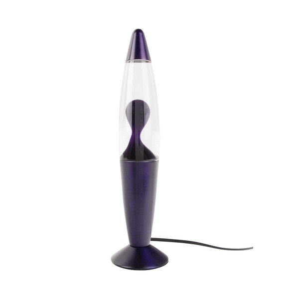 Vijolična steklena lava svetilka (višina 35,5 cm) Funky Rocket Lava – Leitmotiv