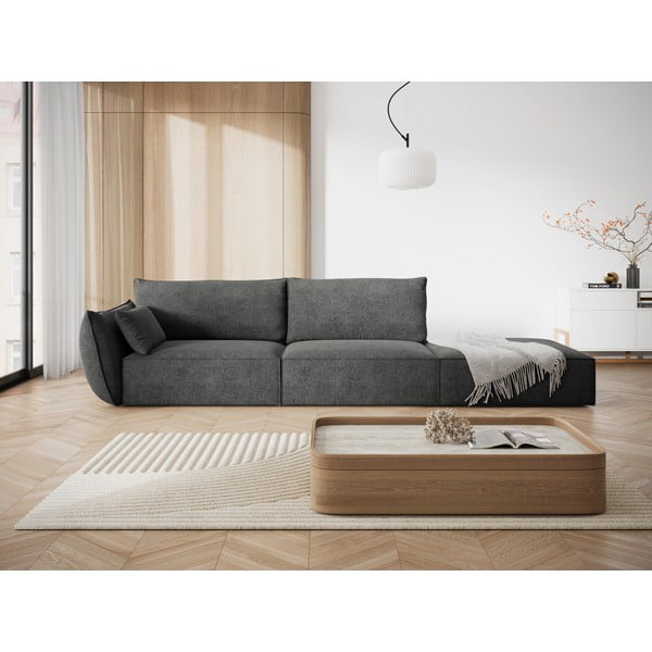 Siv ležalnik (levi kot) Vanda – Mazzini Sofas-image-1