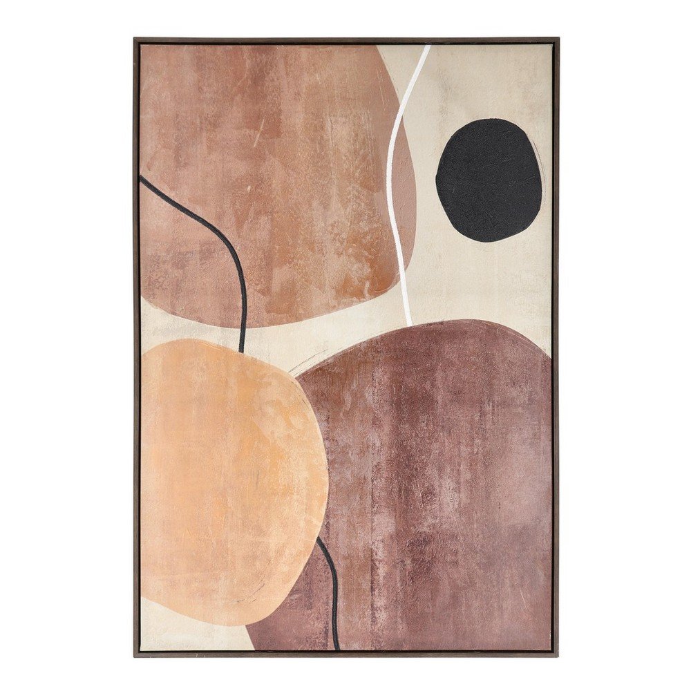 Tiskana/z ročno naslikanimi elementi slika z okvirjem/na platnu 83x123 cm Gallery
