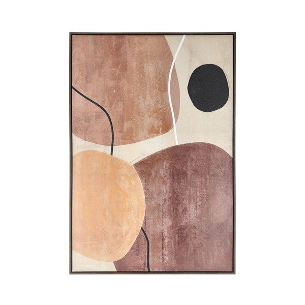 Tiskana/z ročno naslikanimi elementi slika z okvirjem/na platnu 83x123 cm Gallery – Bizzotto