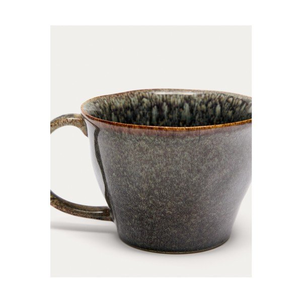 Siva keramična skodelica Coval – Kave Home-image-4