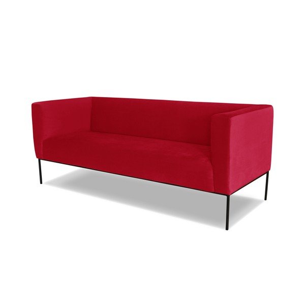 Rdeča trisedežna zofa Windsor & Co. Zofe Neptun-image-2