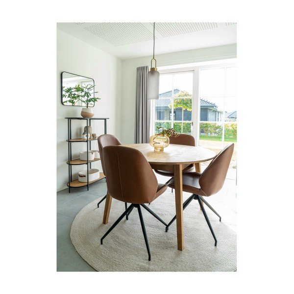 Svetlo rumena steklena ročno izdelana vaza – House Nordic-image-2