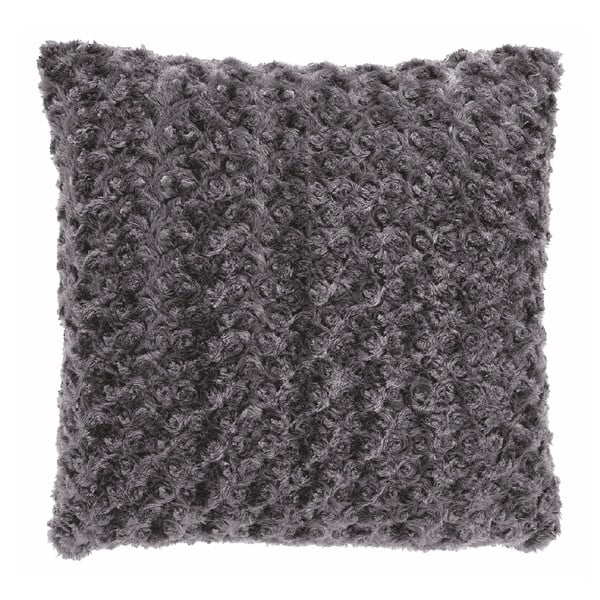 Temno siva blazina Tiseco Home Studio Curl, 45 x 45 cm