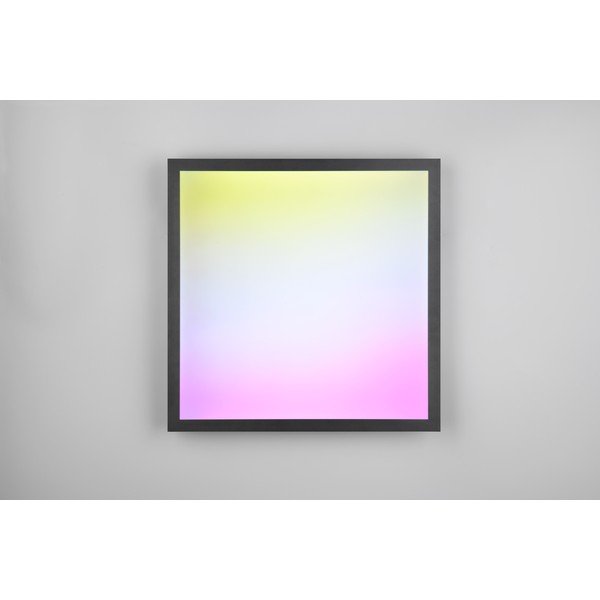 Črna LED stropna svetilka 44.5x44.5 cm Beta – Reality-image-2
