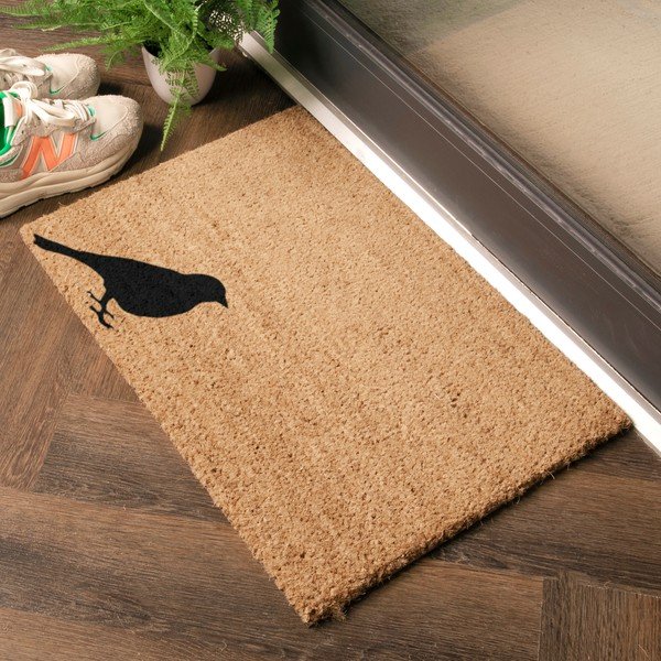 Predpražnik iz kokosovih vlaken 40x60 cm Bird – Artsy Doormats-image-1