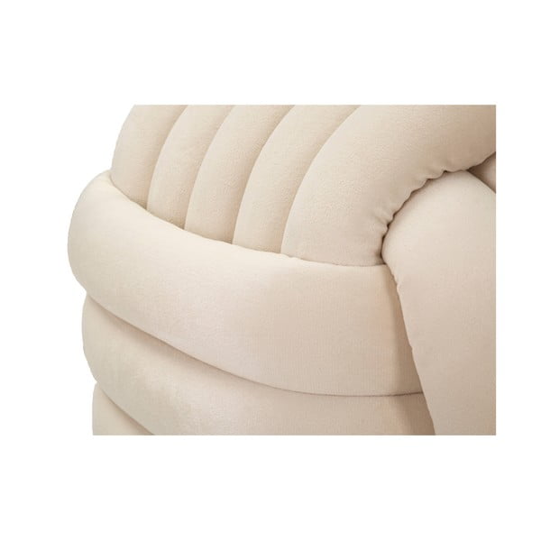 Kremno bel žameten tabure Softy – Mauro Ferretti-image-4