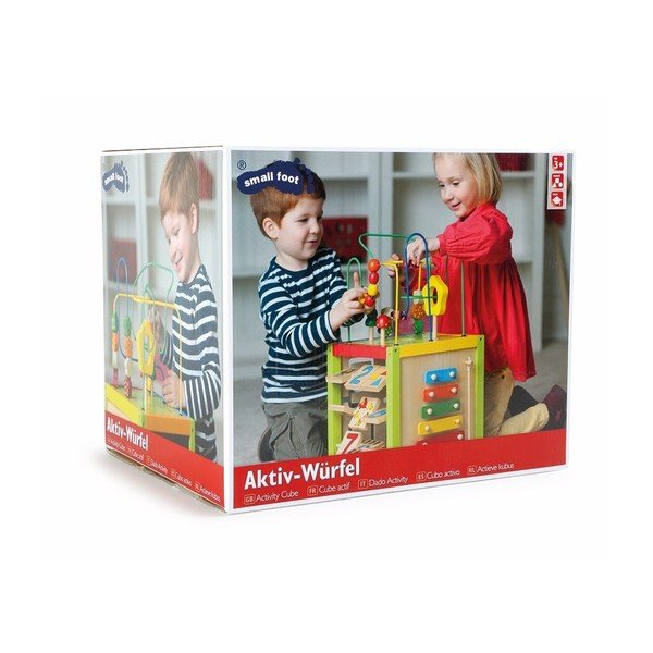 Lesena igrača Legler Activity Cube-image-2
