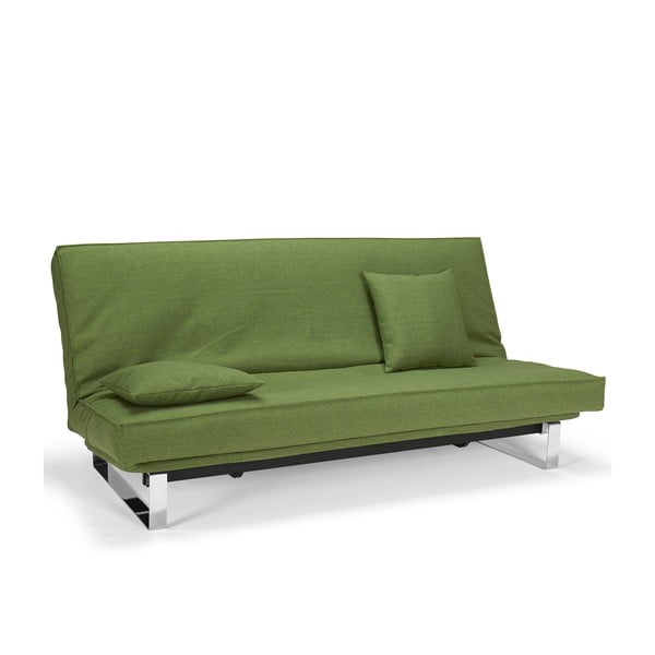 Zeleni raztegljivi kavč Minimalno