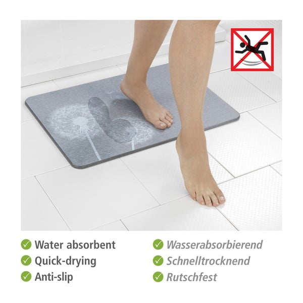 Siva kopalniška podloga iz diatomejske zemlje 39x60 cm Astera – Wenko-image-4