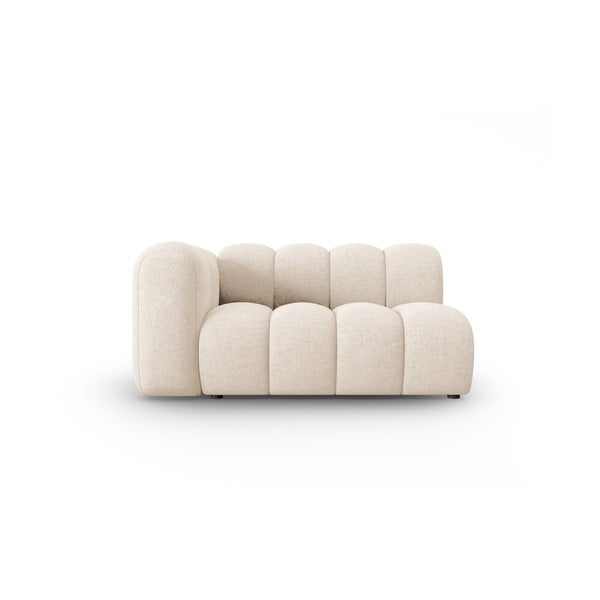 Kremno bel modul za sedežno garnituro (levi kot) Lupine – Micadoni Home