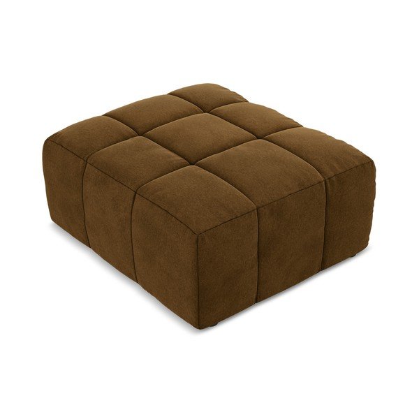 Gorčično rumen žameten tabure Aloha – Makamii-image-2