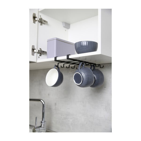 Črno dvovrstno držalo za 8 skodelic Wenko-image-1