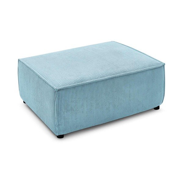 Mentolno zelen tabure iz rebrastega žameta Nihad – Bobochic Paris-image-3