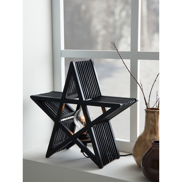 Črna božična svetlobna dekoracija Bamboo – Markslöjd-image-1