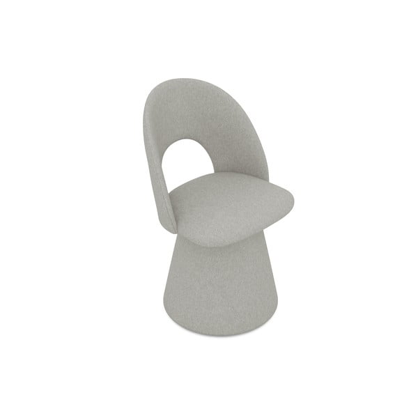 Svetlo siv oblazinjen jedilni stol Kalo – Makamii-image-2