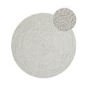 Belo-bež okrogla zunanja preproga ø 200 cm - NORTHRUGS