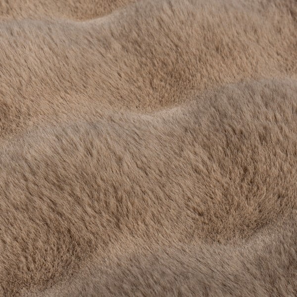 Rjavo sintetično krzno 180x290 cm Waffle Faux Fur – Flair Rugs-image-2