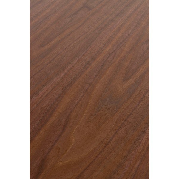 Okrogla jedilna miza v orehovem dekorju ø 120 cm Laurent – White Label-image-1