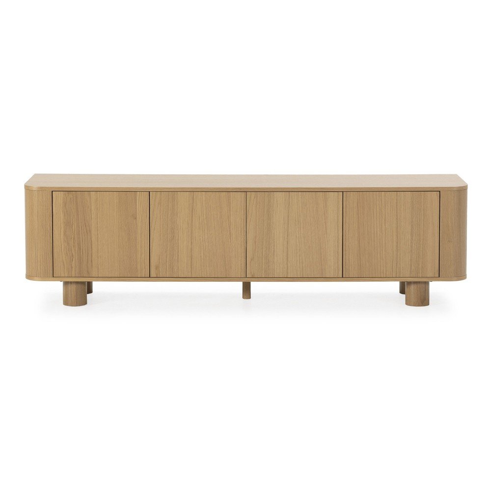 TV omarica v hrastovem dekorju v naravni barvi 180x50,5x40 cm Padoc
