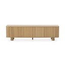 TV omarica v hrastovem dekorju v naravni barvi 180x50,5x40 cm Padoc – MOME