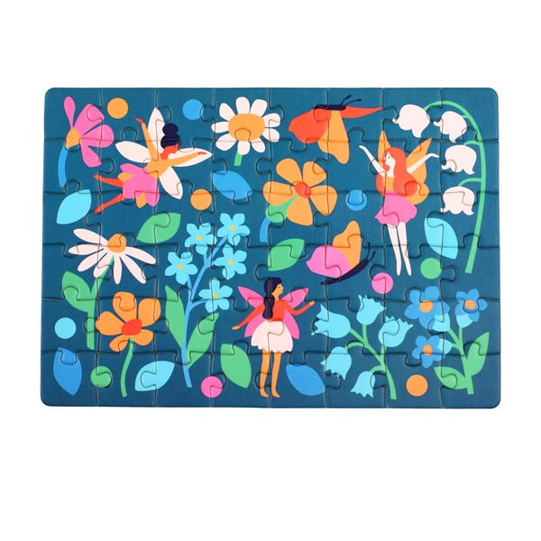 Sestavljanka (število koščkov 48) Fairies in the Garden – Rex London