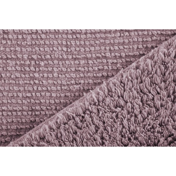 Rožnata bombažna kopalniška podloga Tiseco Home Studio Luca, 60 x 100 cm-image-1