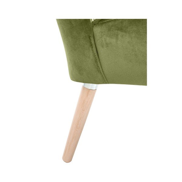 Zelen fotelj Max Winzer Neele Velvet-image-3