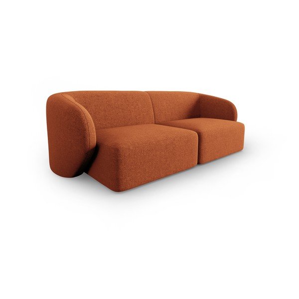 Oranžna sedežna garnitura 184 cm Shane – Micadoni Home-image-2