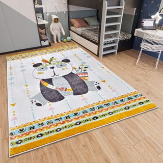 Kremno bela otroška preproga 120x170 cm Panda – Hanse Home