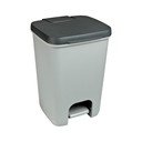 Siv plastičen koš za smeti s pedalom 20 l Essentials – Curver