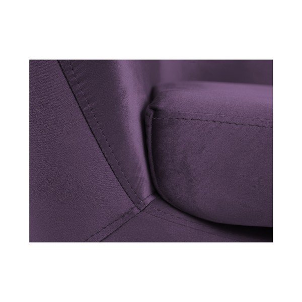 Vijolični fotelj Mazzini Sofas Amelie-image-3