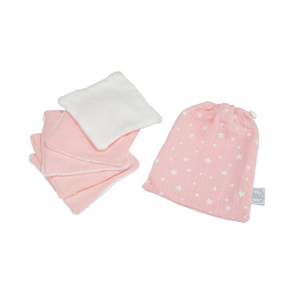 Krpice za umivanjeiz muslina v kompletu 5 ks – Bébé Douceur
