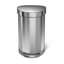 Koš iz nerjavečega jekla s pedalom 45 l - simplehuman