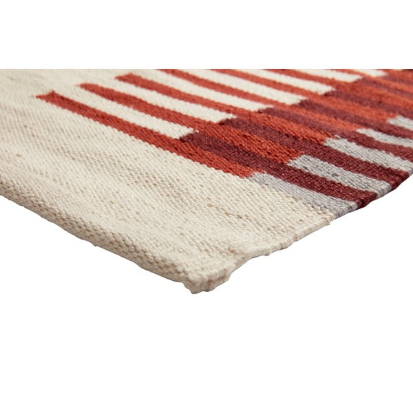 Bež-rdeča preproga Hübsch Sarah, 80 x 200 cm-image-2