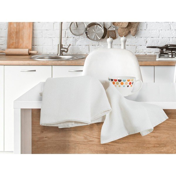 Bombažne kuhinjske krpe v kompletu 3 ks 40x60 cm Wafle – B.E.S.-image-2