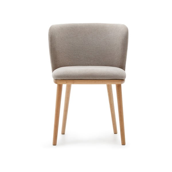 Svetlo rjav oblazinjen jedilni stol Ciselia – Kave Home-image-2