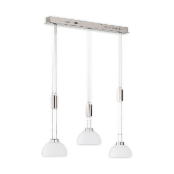 Črna kovinska LED zatemnitvena viseča svetilka Avignon – Fischer & Honsel