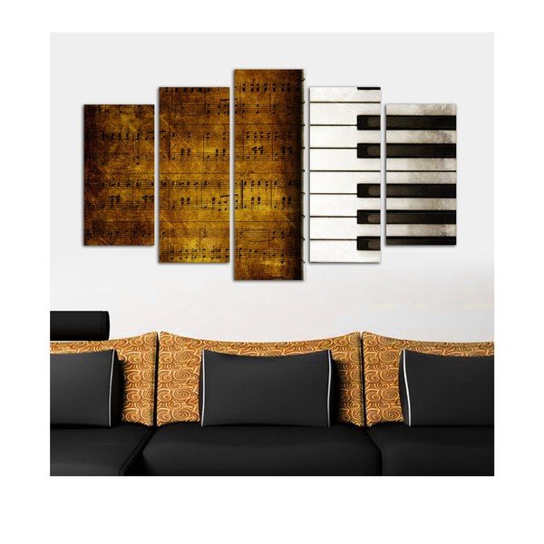 Večdelna slika Klavir, 110 x 60 cm-image-1