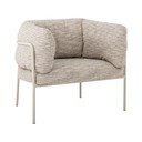 Sivo-bež fotelj Karel – Bloomingville