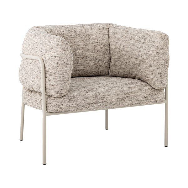 Sivo-bež fotelj Karel – Bloomingville